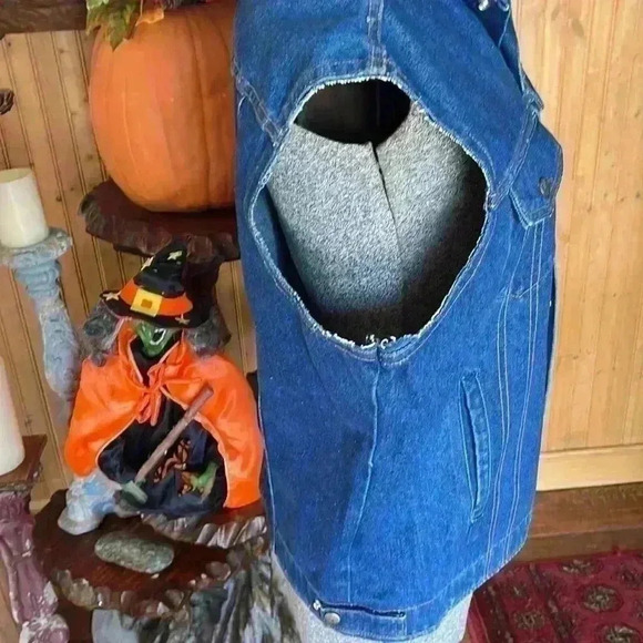 Vintage saddle King Westerndenim men’s or women’s vest. - Picture 3 of 7